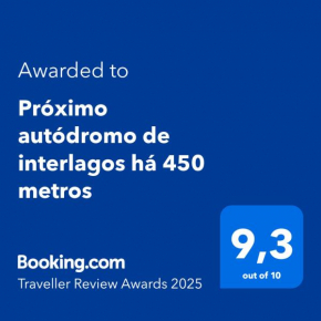 Próximo autódromo de interlagos há 450 metros